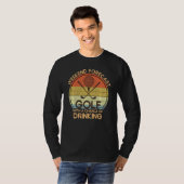 Wochenendprognose mit der Möglichkeit, Golf zu tri T-Shirt (Vorne ganz)