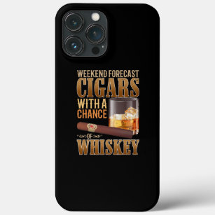 Wochenendprognosen für Zigarren und Whiskey Scotch Case-Mate iPhone Hülle