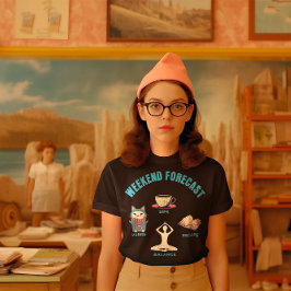 Wochenendprognosen, Kaffee, Bücher, Yoga T-Shirt