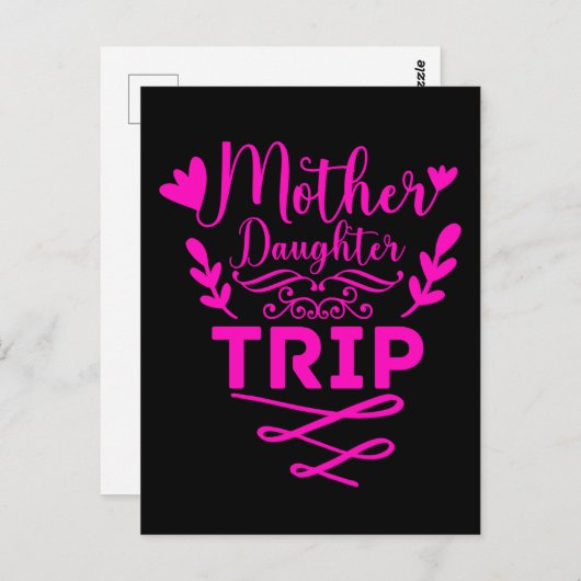 Wochenendreise Mutter Tochter Urlaub Postkarte (Vorne/Hinten)