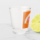 Wochenendreise Personalisierter Junggeselinnen-Abs Schnapsglas (Links)