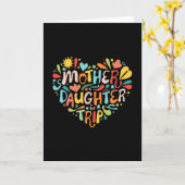 Wochenendurlaub Mutter-Tochter-Reise Mama-Tochter Karte (Gelbe Blume)