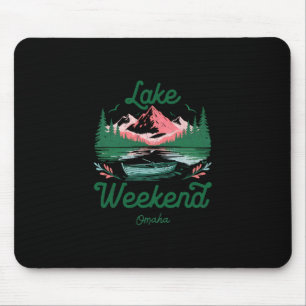 Wochenendurlaubsreise am See Omaha Nebraska  Mousepad