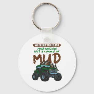 Wochenendvorausschätzung ATV Vierrad Quad Geschenk Schlüsselanhänger