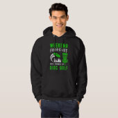 Wochenendvorhersage 100 Chance Auf Disc Golf Hoodie (Vorne ganz)
