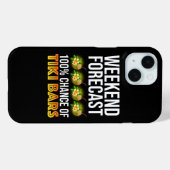 Wochenendvorhersage - 100% Chance auf Tiki Bars Case-Mate iPhone Hülle (Rückseite (Horizontal))