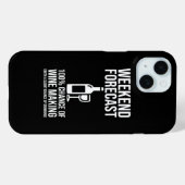 Wochenendvorhersage - 100% Chance auf Weinherstell Case-Mate iPhone Hülle (Rückseite (Horizontal))