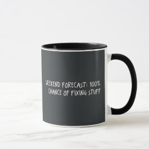 Wochenendvorhersage 100% Chance, Dinge zu reparier Tasse