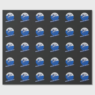 Wochenendvorhersage  100% Chance  Geschenkpapier