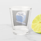 Wochenendvorhersage 100% Chance Schnapsglas (Rückseite)