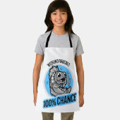 Wochenendvorhersage 100% Chance T-Shirt Schürze (Insitu)
