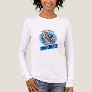 Wochenendvorhersage 100% Chance T-Shirt Tri-Blend Shirt