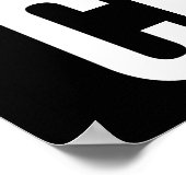 Wochenendvorhersage - 100% Schachchance Poster (Ecke)