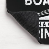 Wochenendvorhersage Bootfahren mit Trinkwahrschein Mousepad (Ecke)