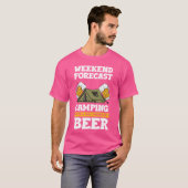 Wochenendvorhersage Camping mit einer Chance auf B T-Shirt (Vorne ganz)