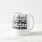 Wochenendvorhersage Camping mit einer Chance auf e Kaffeetasse (VorderseiteRechts)