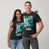 Wochenendvorhersage Fischen mit Aussicht auf Trink T-Shirt (Unisex)