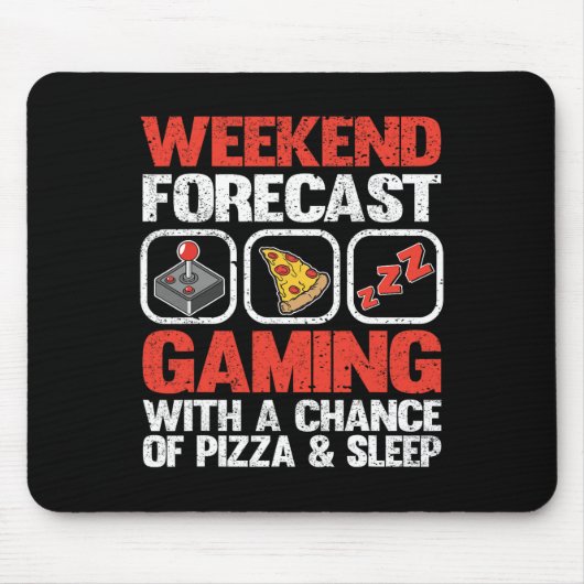 Wochenendvorhersage Gaming mit einer Chance auf Pi Mousepad (Vorne)