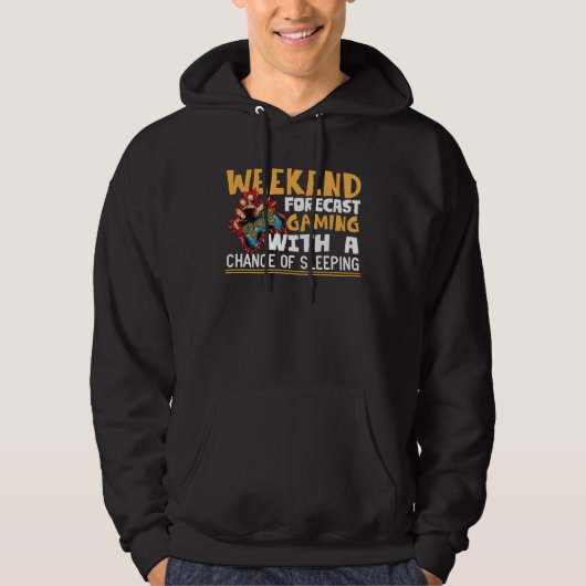 Wochenendvorhersage Gaming mit einer Chance zum Sc Hoodie (Vorderseite)
