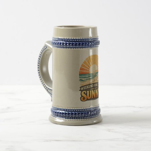 Wochenendvorhersage Sonnig Bierglas (Vorderseite Links)