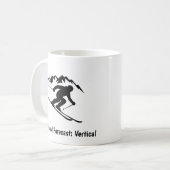 "Wochenendvorhersage: Vertikal" Kaffeetasse (Vorderseite Links)
