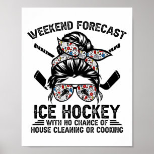 Wochenendwettervorhersage Eishockey mit keiner Cha Poster