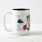 Wochenendwettervorhersage Papa Mähen Kaffeetasse (Links)