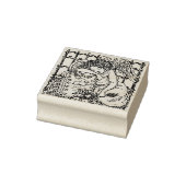 WOCHENGARDISCHE ANGEL, FRIEDHOF RUBBER BRIEFMARKE GUMMISTEMPEL (Stempel)