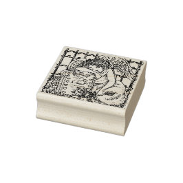 WOCHENGARDISCHE ANGEL, FRIEDHOF RUBBER BRIEFMARKE GUMMISTEMPEL