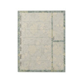 Wochenliste - William Morris Jasmine Notepad Notizblock (Rotiert)