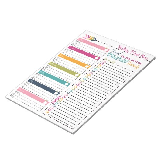 Wochenmagazin Notizblock (angewinkelt)