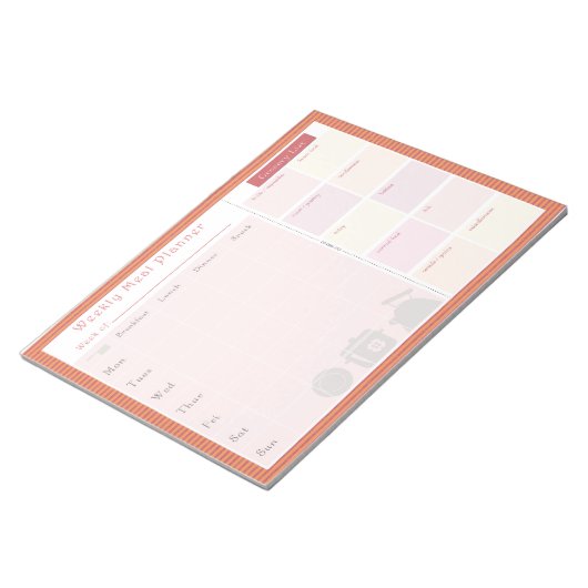 Wochenmagazin Notizblock (angewinkelt)