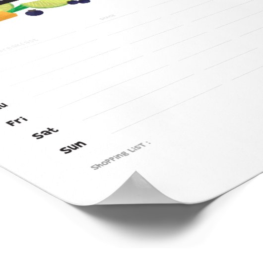 Wochenmagazin Poster (Ecke)