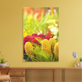 Wochenmarkt für Obst und Gemüse. Leinwanddruck (Insitu (Wohnzimmer))