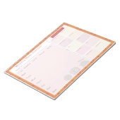 Wochenmehlplaner Sommerkatze Notizblock (angewinkelt)