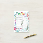 Wochenplan Post-it Klebezettel (Auf Schreibtisch)