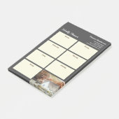 Wochenplaner Autumn Buttermere Village England Post-it Klebezettel (angewinkelt)