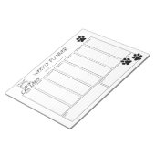 Wochenplaner Cat Lady Notepad Notizblock (angewinkelt)