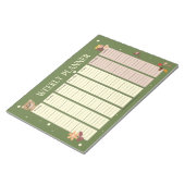 Wochenplaner für Kid Woodland mit Bear Notepad Notizblock (angewinkelt)