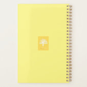 Wochenplaner/Monatlich, gelb Planer (Rückseite)