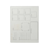 Wochenplaner Notepad Notizblock (Rotiert)