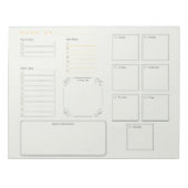 Wochenplaner Notepad Notizblock (Vorderseite)
