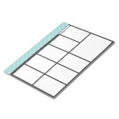 Wochenplaner Notepad Notizblock (angewinkelt)