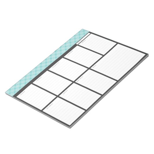 Wochenplaner Notepad Notizblock (angewinkelt)