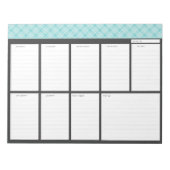 Wochenplaner Notepad Notizblock (Vorderseite)