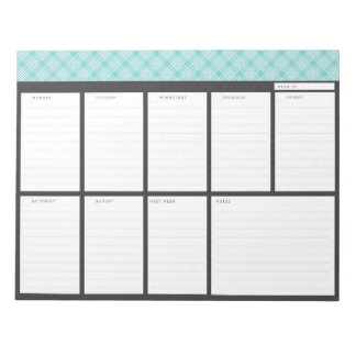 Wochenplaner Notepad Notizblock