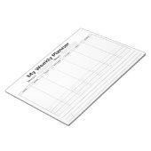 Wochenplaner Notizblock (angewinkelt)