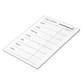 Wochenplaner Notizblock (angewinkelt)