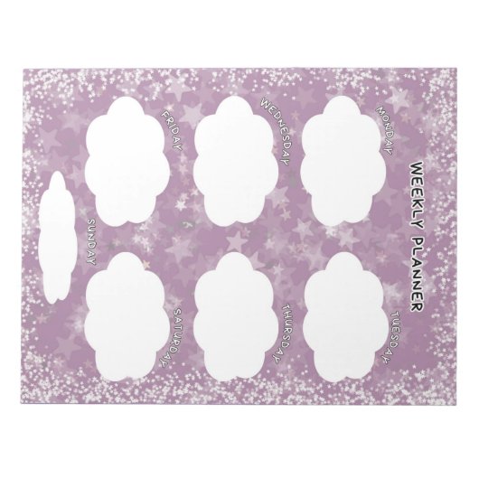 Wochenplaner Notizblock (Vorderseite)