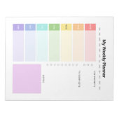 Wochenplaner Notizblock (Vorderseite)
